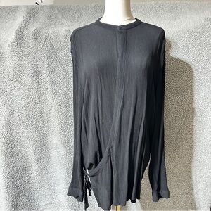 ASOS Black Long Sleeve Blouse